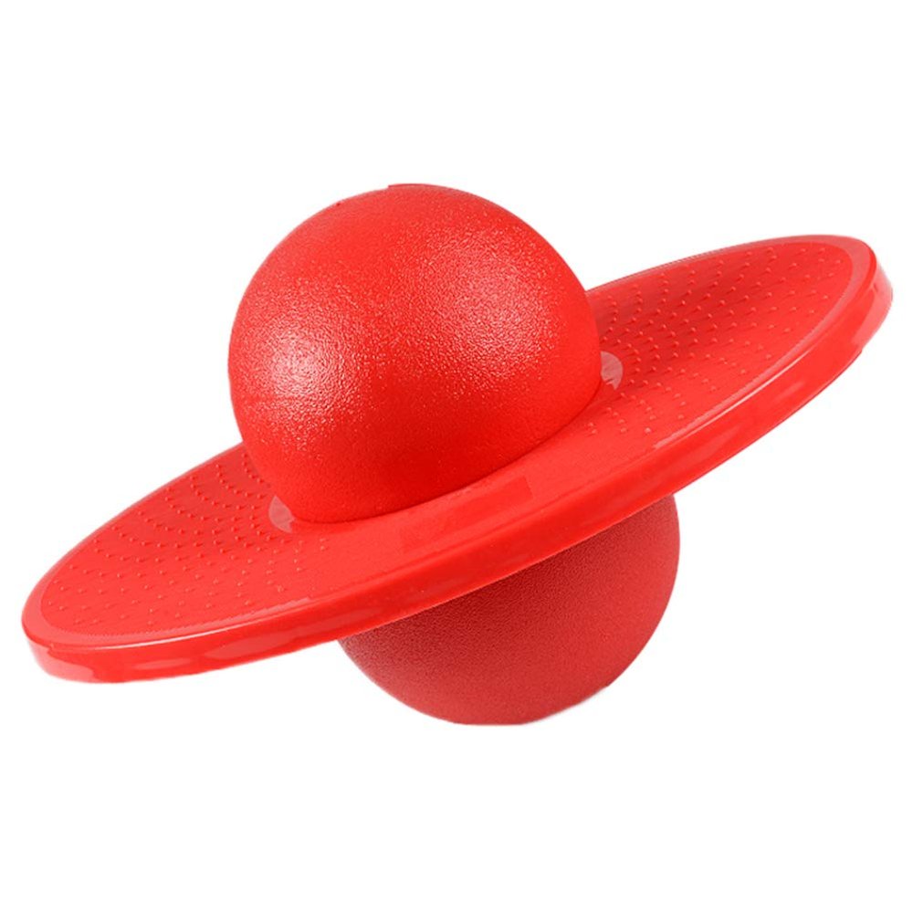 Stylebest Rock Hopper Jumping Ball, Kids Balance Board for Exercise and Outdoor Fun, with PVC Material and 500kg Load, for Sports and Play (Red)