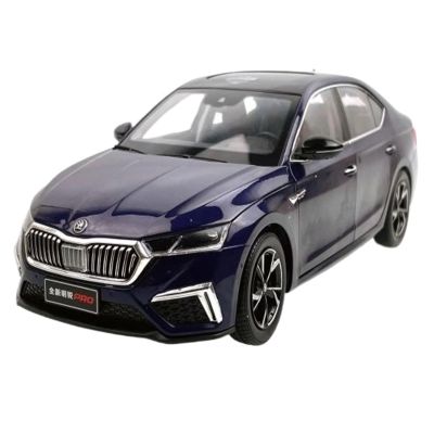 1:18 for SAIC Skoda Octavia PRO 2021 Orange/Nebula Blue Alloy Car Model Miniature Collectible(Purple)