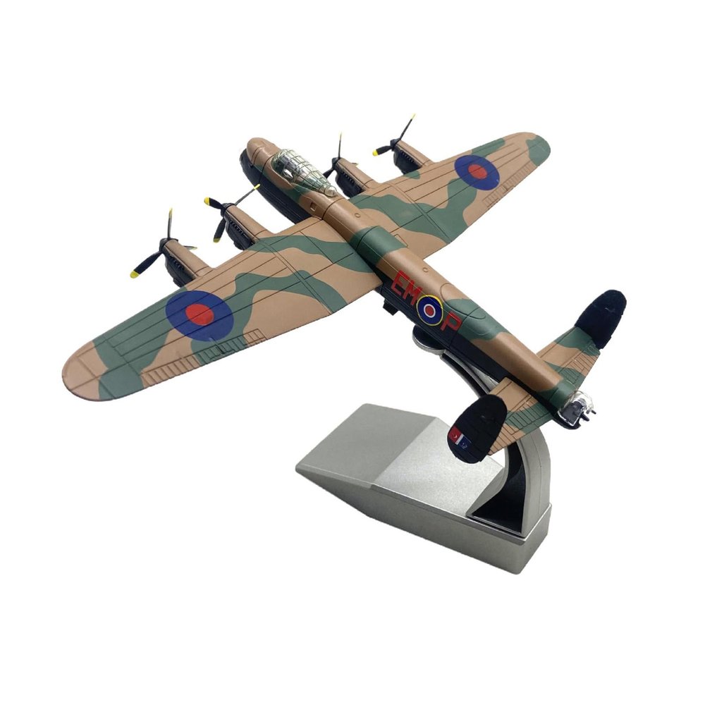 1/144 Scale WWII Royal Air Force Avro Lancaster Bomber Aircraft Model Alloy Model Diecast Plane for Collection