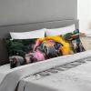Long Body Pillow for Adults 16x47 Inch, Animal Bed Pillows Elephant Double Sided Print Linen Throw Pillows Covers, for Side Sleeping Pregnant Pillow with Zipper for Home Bed Living Room Decor J0-99 view 2