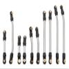 10pcs Metal High Clearance Chassis Links & Steering Links Set for 1/24 SCX24 Deadbolt Betty(Brass) view 3