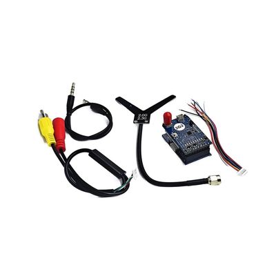 SHANGMG for 2-2.2G 1.6W FPV VTX VRX 8CH Video Transmitter Receiver Module PAL/NTSC for FatShark for Skyzone Goggles(2 2.2G VRX)