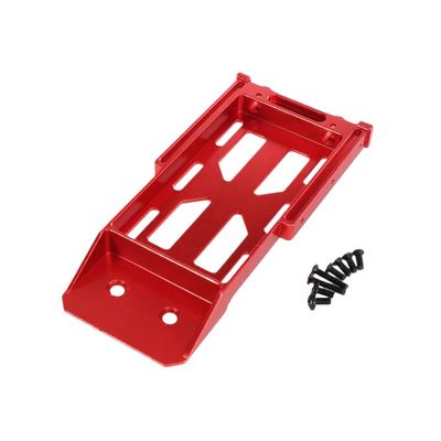 1/12 MN128 MN86 G500 RC Car Metal Upgrade Parts Compartment Holder Compatible with MN Model 1 OP Modification Accessories(Red)