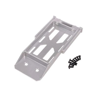 1/12 MN128 MN86 G500 RC Car Metal Upgrade Parts Compartment Holder Compatible with MN Model 1 OP Modification Accessories(Silver)