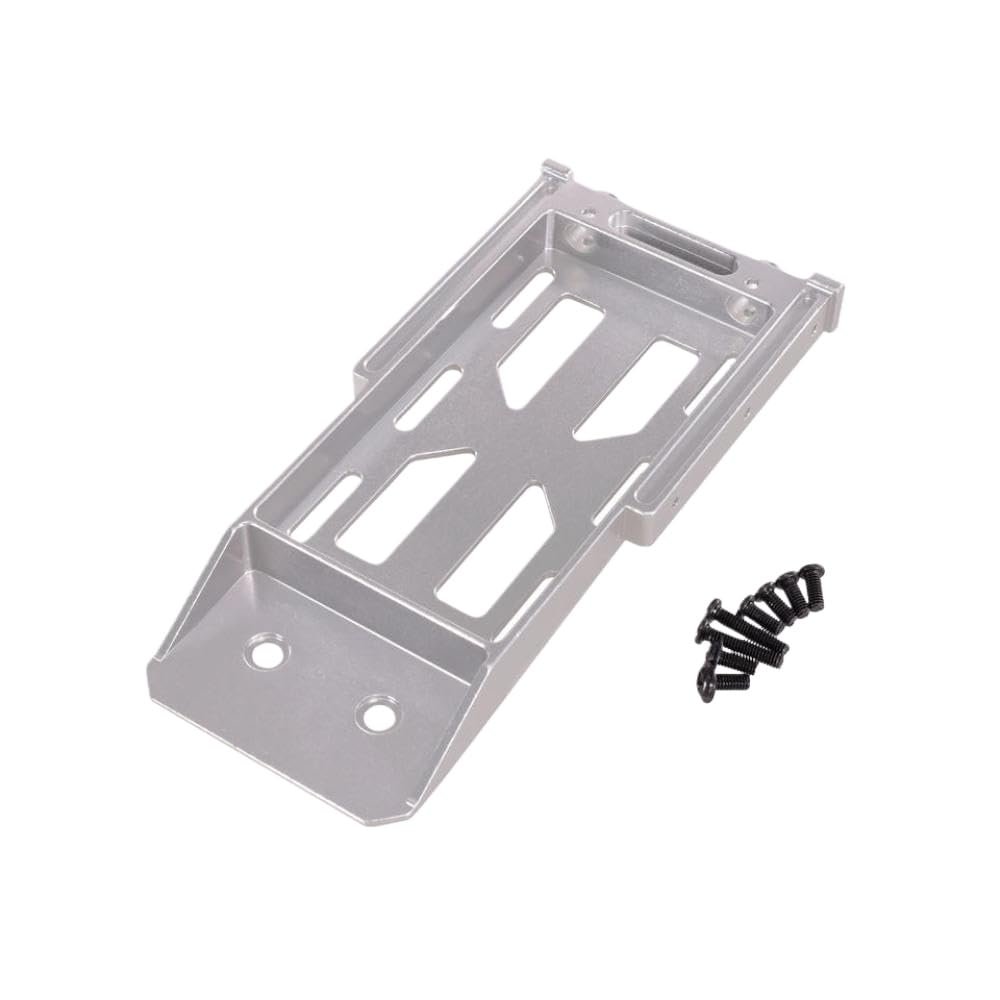 1/12 MN128 MN86 G500 RC Car Metal Upgrade Parts Compartment Holder Compatible with MN Model 1 OP Modification Accessories(Silver)