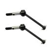 2Pcs Universal Steel Drive Shaft 40MM Compatible with 3Racing D3 CS XIS Zero S TB-03 TB-03D 1/10 RC Drifting Car view 1