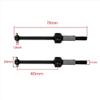 2Pcs Universal Steel Drive Shaft 40MM Compatible with 3Racing D3 CS XIS Zero S TB-03 TB-03D 1/10 RC Drifting Car view 2