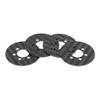 4PCS Carbon Fiber SLW Brake Rotors Compatible With 1/8 1/10 Scale RC Crawler Rigs Fits Element Style 1. 9 2. 2 Beadlock Wheels Rim Upgrade Parts(Scale Brake Rotors) view 1
