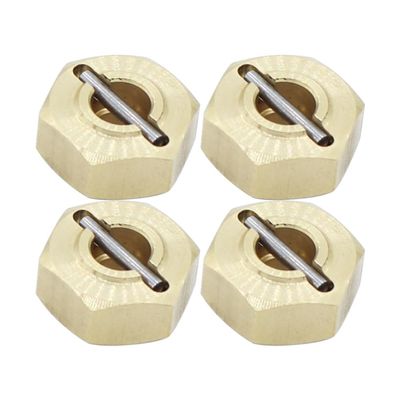 4PCS 12MM Extended Wheel Hex Heavier Brass Adapter Compatible with Motorcycle Parts for RC Crawler 1 12 Scale MN MN128 MN86K MN86KS 4WD
