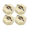 4PCS 12MM Extended Wheel Hex Heavier Brass Adapter Compatible with Motorcycle Parts for RC Crawler 1 12 Scale MN MN128 MN86K MN86KS 4WD view 1
