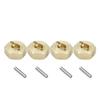 4PCS 12MM Extended Wheel Hex Heavier Brass Adapter Compatible with Motorcycle Parts for RC Crawler 1 12 Scale MN MN128 MN86K MN86KS 4WD view 2