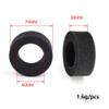4PCS Insert Foam Sponge 74mmx45mmx30mm Compatible with 1 16 MN86 MN99s1 12 1 10 Wheel Tire RC Car Spare Parts view 2