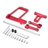 1 10 Vanquish Phoenix VS4 10 F10 Aluminum BAT Servo Mount Hydraulic Steering Link Compatible with RC Crawler Models Portal Axle Upgrade Parts DIY Accessory(Red) view 1