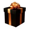 GIFZES Nested Gift Box,10-Layer Matryoshka Style Container for Engaging Gift Challenges Reusable Christmas Packaging Interactive Surprises Box for Notes Small Gifts Black Golden view 1