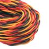 5M 16 Feet 20 22AWG 26awg 30/60 Core 3 Ways Twist Servo Extension Lead Compatible with JR Futaba Twisted Wire for RC Fit Third Party(22awg JR 5M) view 1