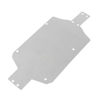 14301 14302 14303 Compatible Stainless Steel Chassis Armor Metal Upgrade Parts for 1 14 Scale RC Car(Silver)