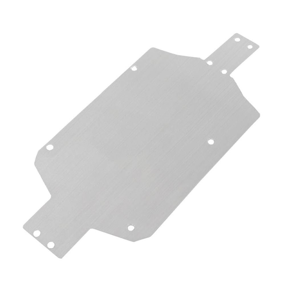 14301 14302 14303 Compatible Stainless Steel Chassis Armor Metal Upgrade Parts for 1 14 Scale RC Car(Silver)