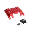 1/12 MN128 MN86S MN86 G500 RC Car Chassis Frame Gearbox Metal Base Plate Compatible with Medium Box Bottom Parts(Red) view 1