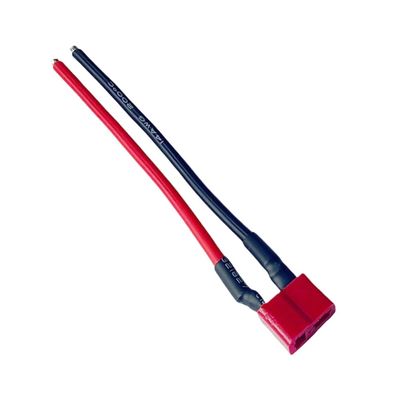 100mm Deans Connector T Plug Male and Female Pair with 3. 93inch 14AWG Extension Wire Compatible with RC Devices and Packs(1PCS T-Plug Female)
