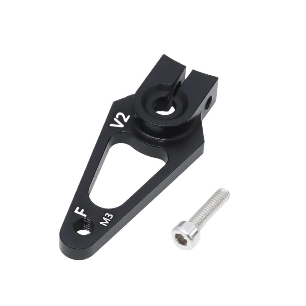 7075 Aluminum Servo Horn 25T 1. 0 Inch 25. 4mm M3 Spline Servo Arm Compatible with 1 10 RC Car and RC Airplane Parts Fits Various Servo Brands(1Pcs Black)