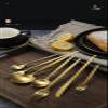 304 stainless steel knife, spoon, restaurant tableware, hotel tableware, Western cuisine, creative knife, spoon view 4