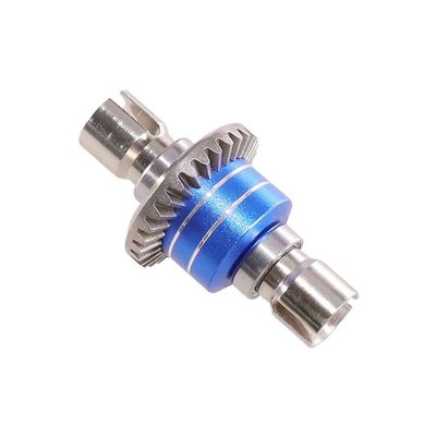 1 16 16207 H16BM PL 1 14 14210 H14BM 14301 02 03 RC Car Upgrade Parts Metal Front Rear Differential Gear Compatible with 1 16 and 1 14 Scale RC Vehicles(Blue)