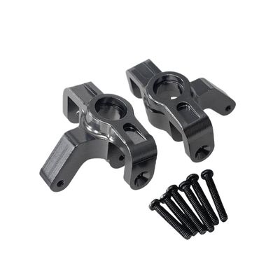 1/14 Scale RC Car Parts 14209 14210 H14BM Steering Block and Steering Cup Compatible with Remote Control Cars(Gray)