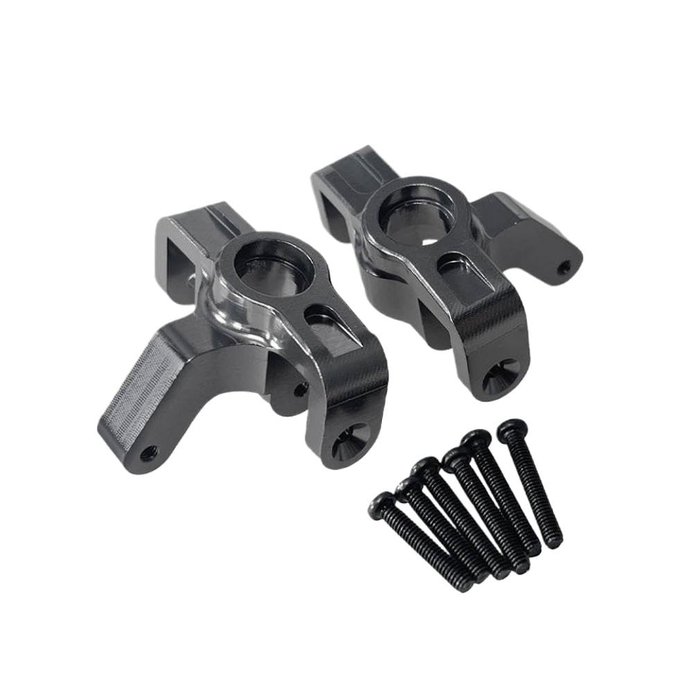 1/14 Scale RC Car Parts 14209 14210 H14BM Steering Block and Steering Cup Compatible with Remote Control Cars(Gray)