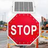 24" Solar Stop Sign - Solar Powered LED Flashing Traffic Sign, Durable Aluminum Octagon Design, IP65 Waterproof, Rust-Proof, Day/Night Visibility for Enhanced Road Safety view 1
