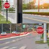 24" Solar Stop Sign - Solar Powered LED Flashing Traffic Sign, Durable Aluminum Octagon Design, IP65 Waterproof, Rust-Proof, Day/Night Visibility for Enhanced Road Safety view 3