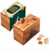 BSIRI Wooden Coin Drop  Dice Game for Adults Teen and Families Wooden Box Tabletop Games for Home Bar and Family Night Wood Rustic Decoration view 1