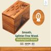 BSIRI Wooden Coin Drop  Dice Game for Adults Teen and Families Wooden Box Tabletop Games for Home Bar and Family Night Wood Rustic Decoration view 3