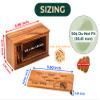 BSIRI Wooden Coin Drop  Dice Game for Adults Teen and Families Wooden Box Tabletop Games for Home Bar and Family Night Wood Rustic Decoration view 4
