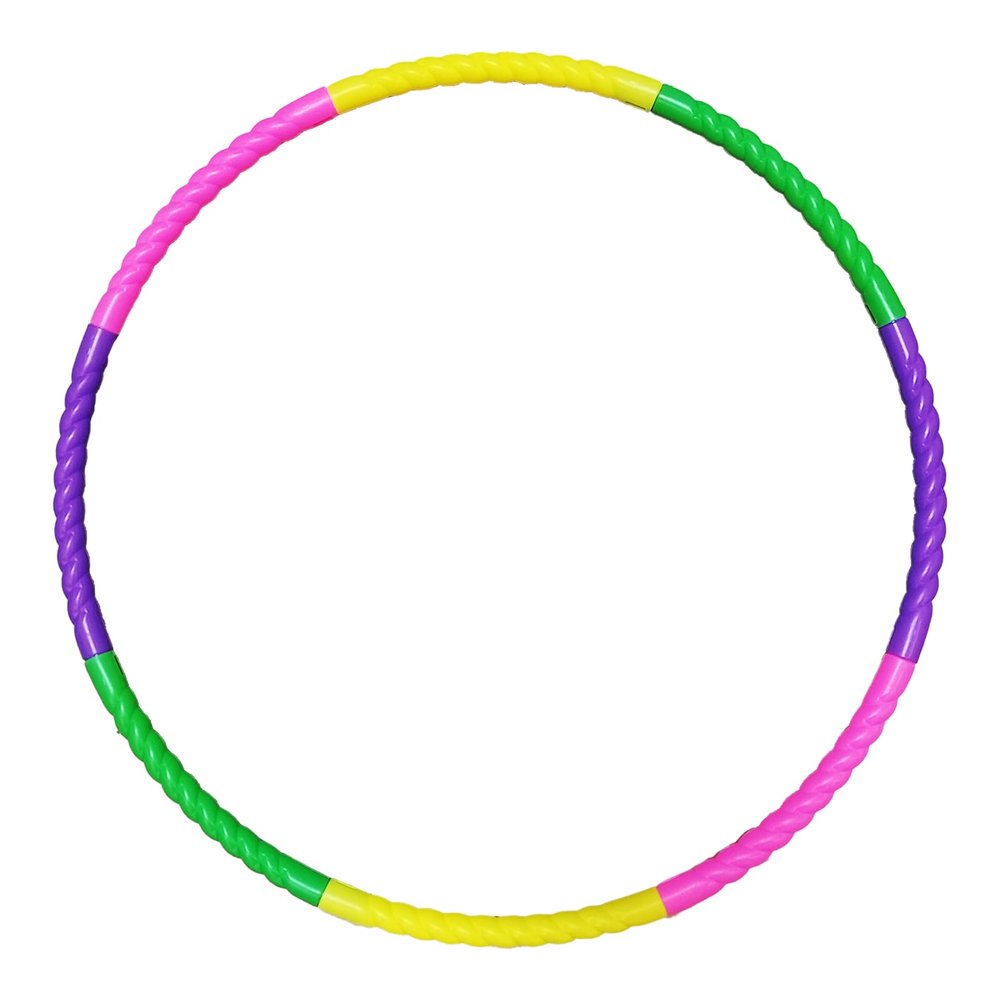 Hoop for Kids Ages 3-6, 8 Detachable Sections, 60cm Adjustable Hoop for Kids Exercise, Indoor and Outdoor Play, Fitness & Fun Gift for Boys Girls