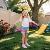 Hoop for Kids Ages 3-6, 8 Detachable Sections, 60cm Adjustable Hoop for Kids Exercise, Indoor and Outdoor Play, Fitness & Fun Gift for Boys Girls view 2