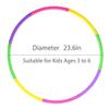 Hoop for Kids Ages 3-6, 8 Detachable Sections, 60cm Adjustable Hoop for Kids Exercise, Indoor and Outdoor Play, Fitness & Fun Gift for Boys Girls view 3