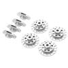 RC Brake Disc Aluminum Alloy | High Strength Upgrade Parts for 1/10 Scale Remote Control Cars | Metal Brake Disc for Axial RBX10 / Crawler/Off - Road (Silver) view 4