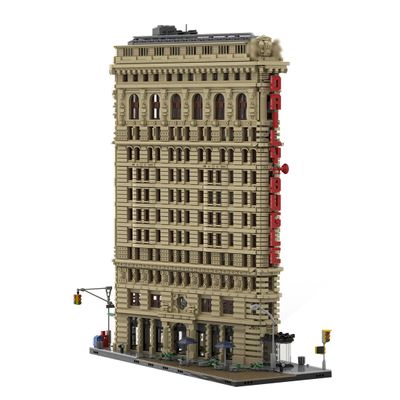 Architecture Flatiron Landmark Building Set, 1:800 Modular House Building Set, 15076 Pieces New York Street View Bricks Set for Adults, Modular Buildings Authored by Gabriele