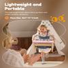 Eastar Kido Kids Piano Keyboard, 32 Keys Digital Piano for Kids, Music Educational Instrument for Beginner, Mini Wood Keyboard Piano for Toddler, Included Stand, Light Pink view 4