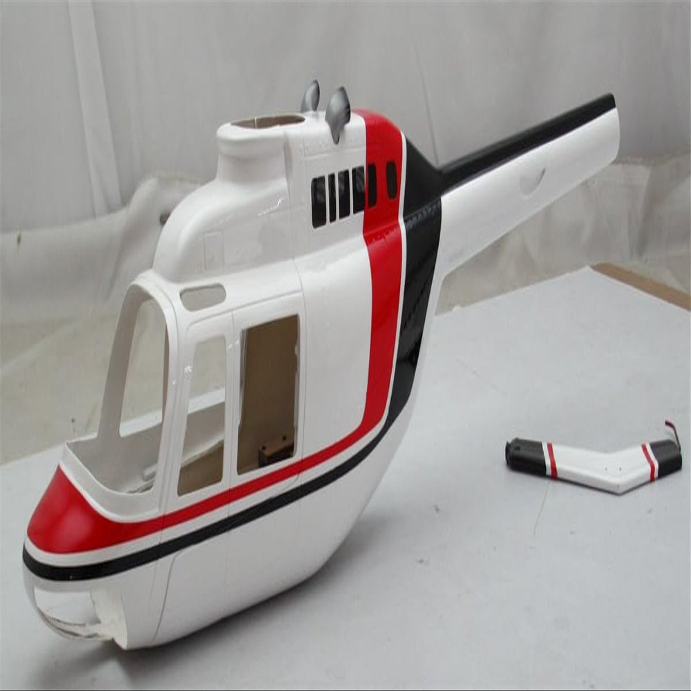 450 B206 RC Helicopter Pre-Painted Fuselage for 450 Size Bell 206 AERO ASAH