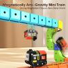 Electric Train Set  42PCS Flexible 3D Gravity-Defying Race Track, Motorized Car Building Kit for Kids Ages 38, Creative STEM Educational Toy for Boys & Girls view 4