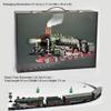 Christmas Train Set, Locomotive Train with Carriage and Long Track, Multiple Functions Electric Alloy Steam Train, 2025 Gifts for Adult view 3