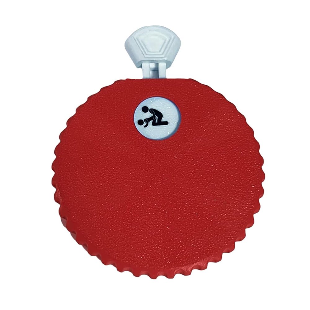 Couple Position Selector, 3D Printed Couple Position Selector Dice Game Fun Date Night Spinner for Adults, Couples' Roulette Wheel, As an Attempt to Pose(Red)