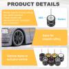 MECCANIXITY 4 Set 1/64 Wheels and Tires Set, Real Riders Rims Includes Axles for RC Diecast Car DIY Model, 10-Spoke White Rims view 4
