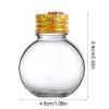 Genrico Refillable Transparent and Versatile: Transparent Decorative Balls | DIY Christmas with Removable Lid for Crafts, Party Favor Decoration with 50ml Capacity, D view 2