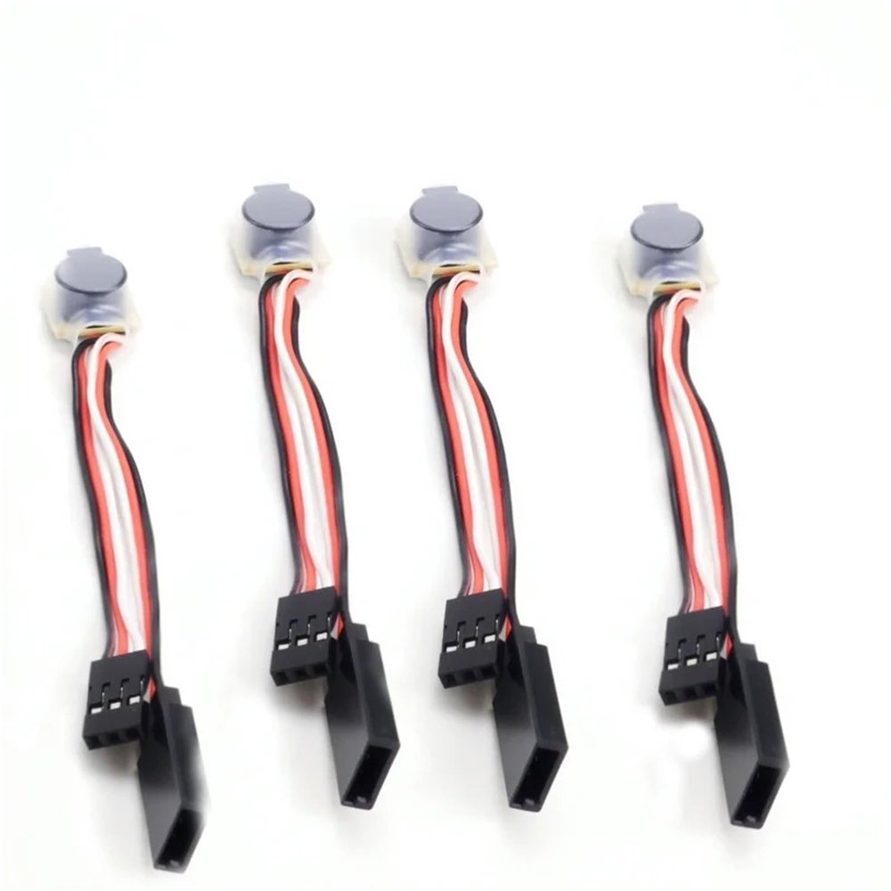 Four 85-Decibel mini buzzers for Finding Objects, Suitable for Remote Control Airplanes, Model Helicopters. distintivo
