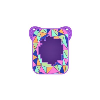 New Protective Silicone Case for Bitzee Magicals Digital Pet Console Anti-Scratch Bump-Proof Dust-Proof Dirt-Resistant Sleeve Cover with Lanyard (Purple)
