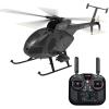 1/16 F119S MD500 Little Bird RC Helicopter for Adults, 2.4GHz 9CH Flybarless Military Remote Control Helicopter Model, 6G/3D GPS Smart RC Airplane with Optical Flow Positioning & Dual Brushless Motors view 1