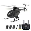 1/16 F119S MD500 Little Bird RC Helicopter for Adults, 2.4GHz 9CH Flybarless Military Remote Control Helicopter Model, 6G/3D GPS Smart RC Airplane with Optical Flow Positioning & Dual Brushless Motors view 2
