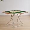 DESALAI Folding Game Table with Cup Holders and Drawers for Card Poker Games, Durable Convenient view 1